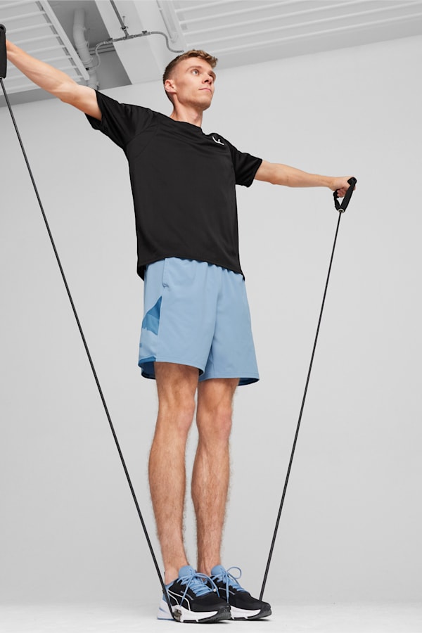 PUMA FIT 7" Men's Shorts, Zen Blue-Q2 print, extralarge